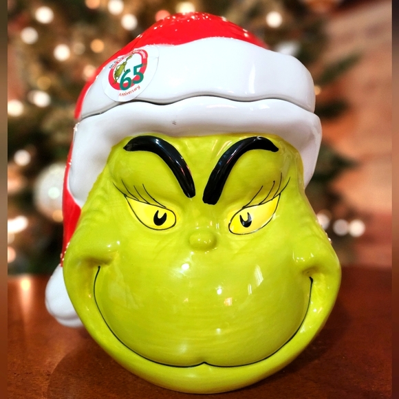 The Grinch Kitchen The Grinch Cookie Jar Poshmark